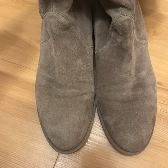 STUART Weizman taupe suede Lowland over the knee boots - Picture 16 of 16